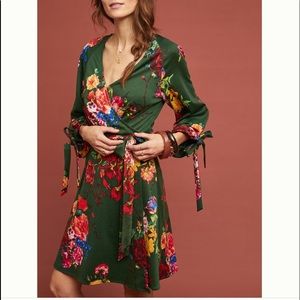NWT Anthropologie Eva Franco dahlia wrap dress